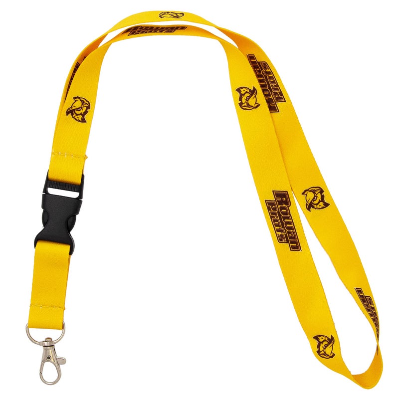Desert Cactus Rowan University Lanyard Profs Car Keys ID Badge Holder Keychain Detachable Breakaway Snap Buckle (Yellow) - Image 1